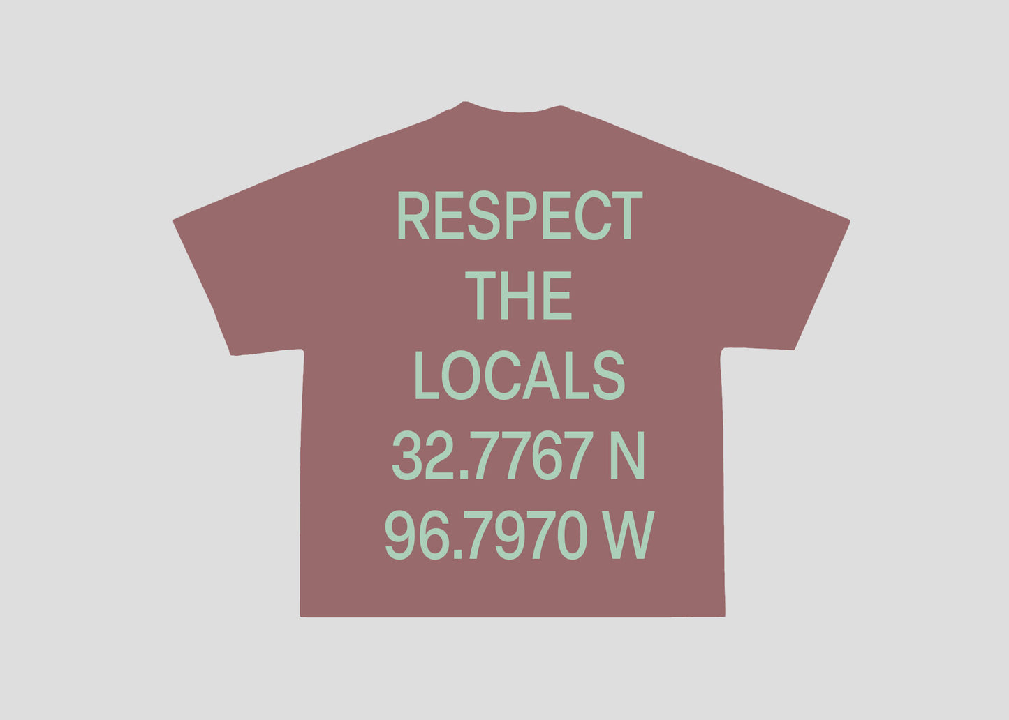 Locals Over-sized Box Tee